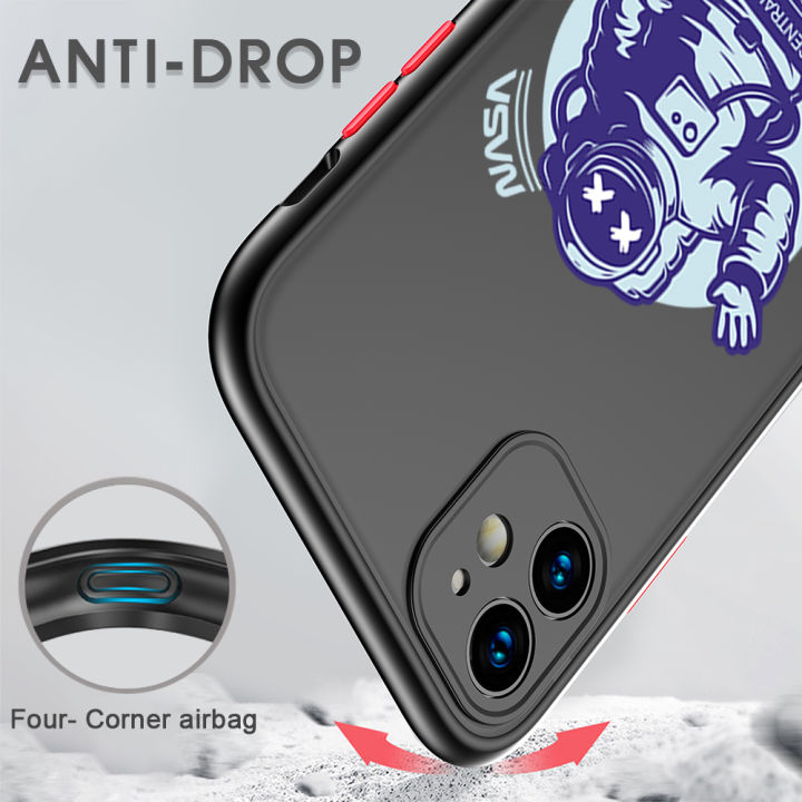 UCUC%20for%20OnePlus%207T%20Case%20Impression%20Astronaut%20Frosted%20Transparent%20Hard%20Cover%20Shockproof%20Phone%20Protect%20Case%20-%20Image%207