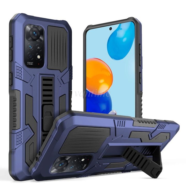 Vantime%20for%20Xiaomi%20Redmi%20Note%2011%20Pro%205G%20/%20Note%2012%20Pro%204G%20Slim%20Case%20Kickstand%20Hard%20Matte%20Back%20Phone%20Cover%20-%20Image%202