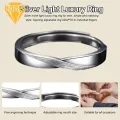 Silver Niche Light Luxury Ring Men's Ring, Simple And Versatile Style. 