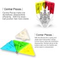 QY Pyramid Speed Cube, 3x3x3 Qiming Pyramid Speed Cube Triangle Cube Puzzle Magic Cube (Stickerless). 