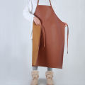 PVC Waterproof Apron Food Factory Apron Acid And Alkali Resistant Low Temperature Resistant Kitchen Chef Working Oil Proof Apron. 
