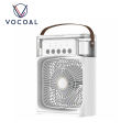 Vocoal 3 In 1 Desk Cooling Fan Spray Fan Quiet Cooling Air 3 Gear Wind Adjustment 7 Ambient Light Timer Mute USB Mini Portable Summer Fan Stand Fan Desktop Fan For Room Office. 