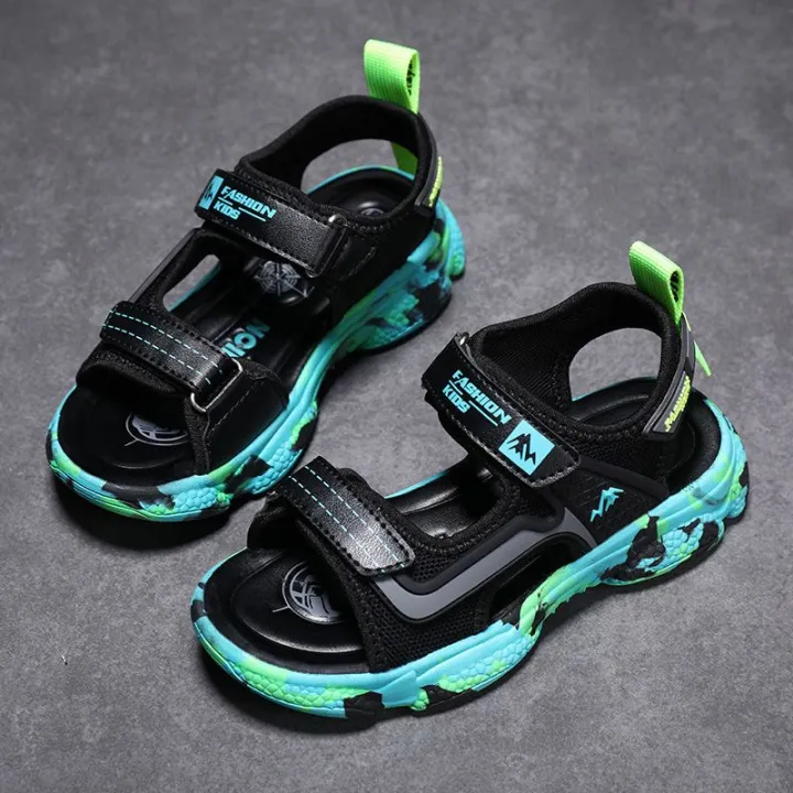 2023Summer%20New%20Children's%20Beach%20Shoes%20Deodorant%20Soft%20Bottom%20Boys%20Sandals%20Medium%20and%20Big%20Children%20Non-Slip%20Boys'%20ShoesABC%20-%20Image%205