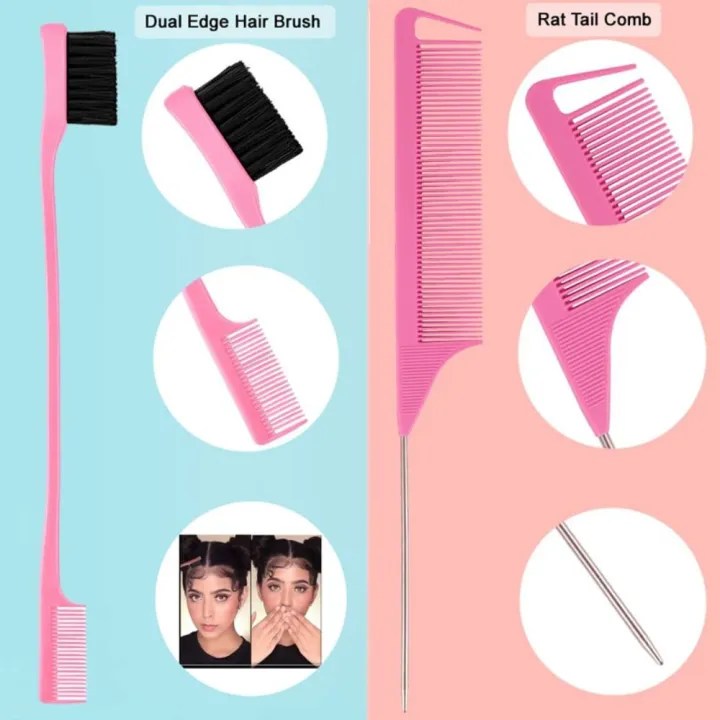 10Pcs%20Braid%20Tool%20Plastic%20Hair%20Styling%20Comb%20Set%20New%20Rat%20Tail%20Combs%20Teasing%20Hair%20Brush%20Edge%20Brush%20Hair%20Tail%20Tools%20Triple%20Teasing%20Comb%20-%20Image%207