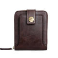 Small Men's Wallet Retro Bifold Wallet Credit Card Holder Bifold Wallet Mens Leather Wallet RFID Blocking. 