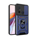PlusCase for Xiaomi Redmi 12C Phone Casing Slide Lens Armor Case Shockproof Stand Holder Camera Protect Back Cover. 