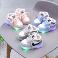 Bright Light Baby Boy Shoes Girls' Breathable Mesh Shoes Sneakers Board Shoes Soft Sole Baby Toddler Shoes1-3Years Old0Spring and Autumn. 