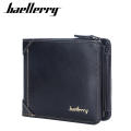 Baellerry Men's Wallet Pu Leather Anti-theft Wallet 3 Fold 15 Cards RFID Short Purse Wallets for Men Fashionable Business. 