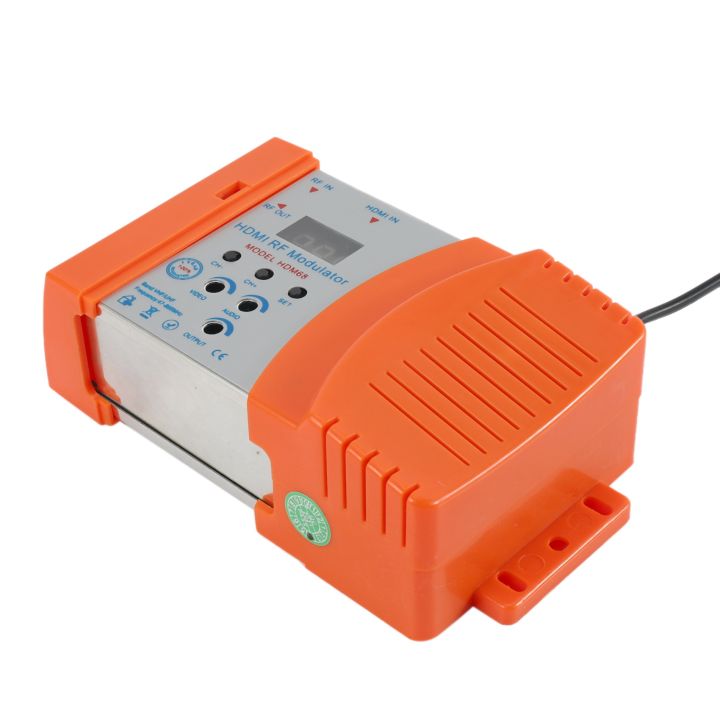 (VDZI) New HDM68 Modulator Digital RF Modulator AV to RF Converter VHF ...