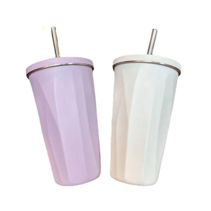 5 Colors Coffee Cup Sleek 201 Stainless Steel 304 Stainless Steel Vacuum Cup Large Capacity Insulation Cup for Outdoor