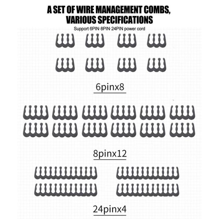 Organizing%20Kit%20Computer%20Cable%20Management%20Comb%20Fits%20Cable%20Manager%20Pc%20Power%20Cables%20Psu%20Extension%20Clip%20Power%20Cables%20Wiring%20-%20Image%206