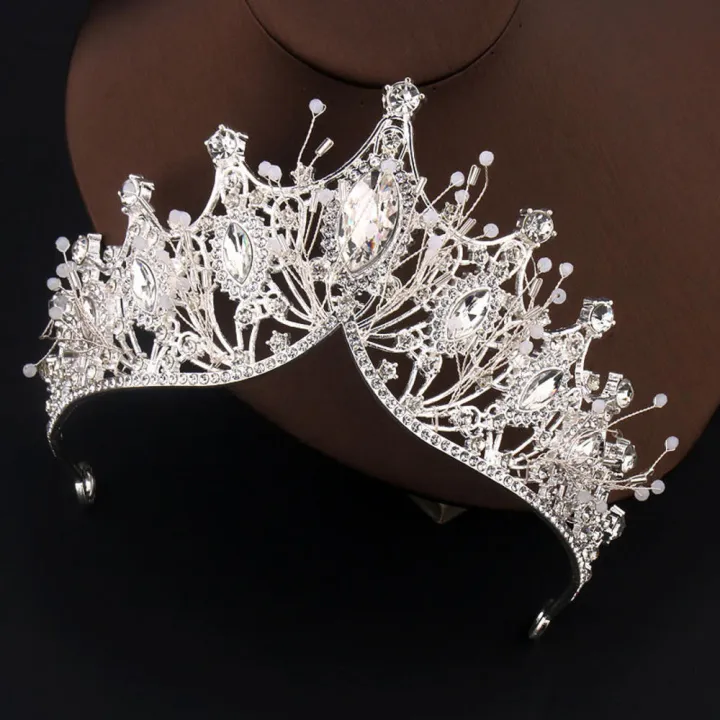 Elegant Princess Tiara Exquisite Sparkling Dazzling Bridal Crown Delicate Shimmering   for Wedding accessory Pageant accessory Prom attire Birthday gift Photo shoot prop Women