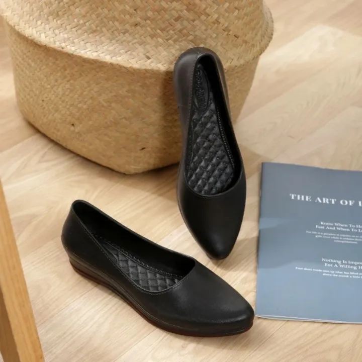 Women's%20black%20Rubber%20shoes%20ladies%20office%20shoes%20School%20shoes%20TPR%20sole%20-%20Image%202