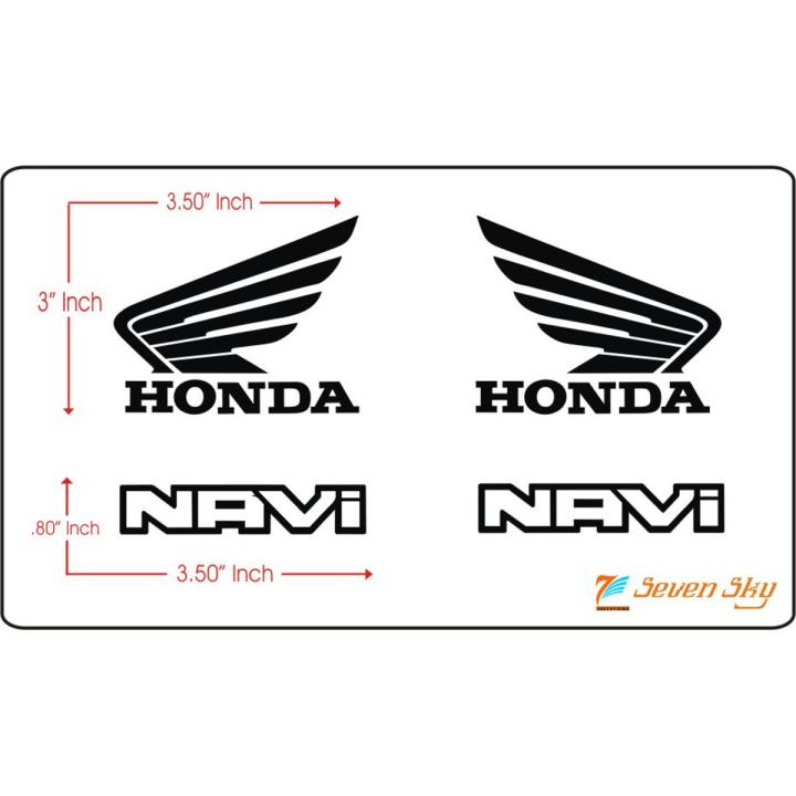 Honda Navi Bike Body Stickers High Quality Plotter Cutting Stickers