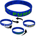 Wrist Band PUMA Logo Bracelets / PUMA Stretchable Bracelets / Color Rubber Band Bracelet / Puma Embossed Wrist Rubber Band. 