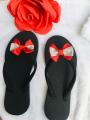 Slippers for Girls with Nice Designs, Black Rubber Slipper. 