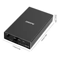 Dual Bay Hard Drive Enclosure Support Uasp M.2 Nvme Ssd Case Type-C 10gpbs Clone Duplicator 2.5/3.5inch Sata Hdd Enclosure. 
