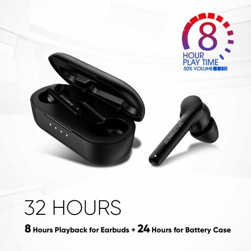 Sonicgear Earpump TWS 5 Pro Wireless Bluetooth Earphones With Portable Charging Case