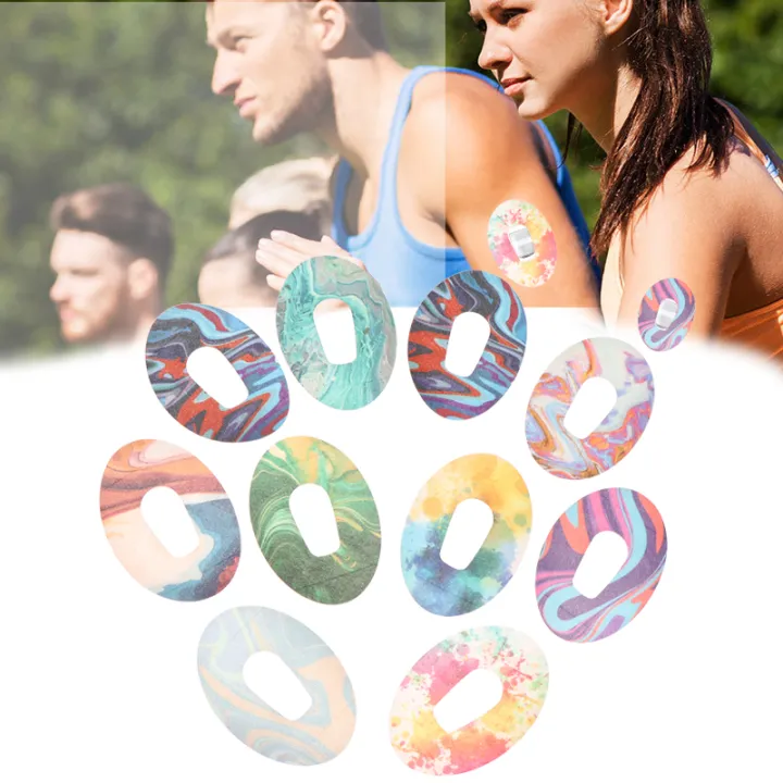 5pcs Waterproof Adhesive Sensor Patch Glucose Meter Sensor Fixing ...