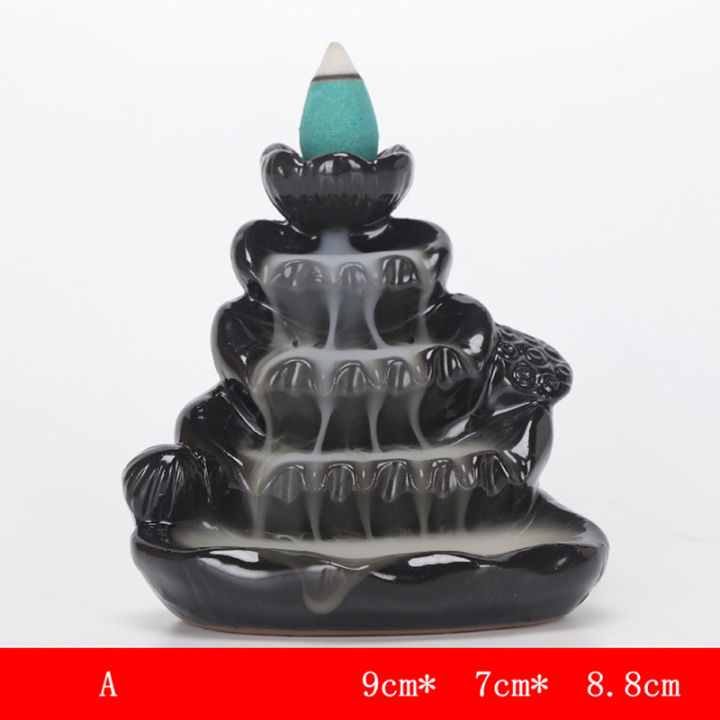Waterfall Incense Burner Ceramic Incense Holder Handmade Ceramic