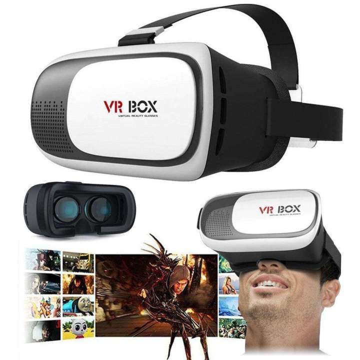 VR Box 2.0 110 Degree Viewing Immersive VR Virtual Reality Headset 3D ...