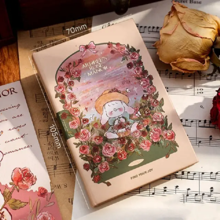 Blank%20Page%20Notebook%20Beautiful%20A7%20Size%20Rose%20Manor%20Diary%20Portable%20Sweet%20Pink%20Notepad%20for%20Student%20Diary%20Writing%20Portable%20Use%20-%20Image%205