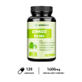 Xemenry PURE GINKGO BILOBA Made with Pure Organic Ginkgo Leaf - Concentrate attention and promote blood circulation - Clears brain fog and boosts logical thinking. 