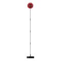 LED Flashing Stop Sign for Garage Parking Stop Sign with Bright Red LEDs and Adjustable Rod - black and red. 