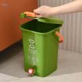 Kitchen Compost Bucket Easy to Clean Waste Bin for Counter Home Pantry L. 