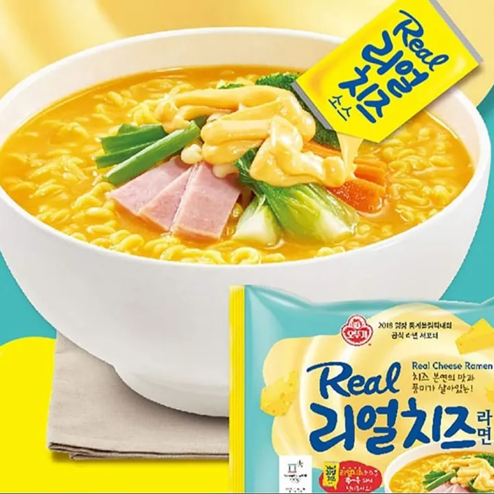 1xPcs Korean Instant Food Ottogi Real Cheese Ramen Liquid Sauce Noodle ...
