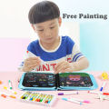 FLIPPED Doodle Book Drawing Pad Portable Reusable Erasable Writing Board Arts Crafts Toys Painting Kits for Kid Toddlers Activity Toy On Travel Airplane Boys Girls Age 3+. 