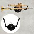 Trumpet Horizontal Holder Bracket Space Saving Wall Mount Rack Accessory. 