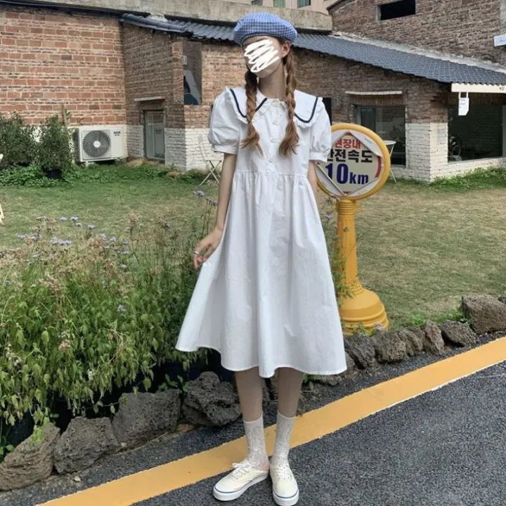 Summer%20New%20Sweet%20Retro%20Japanese%20Style%20Doll%20Collar%20Dress%20Female%20Students%20Korean%20Style%20Mid-Length%20All-MatchingaWord%20Dress%20-%20Image%207