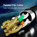 Gaming High Speed Ethernet Cable Cat8 40Gbps 2000MHz Internet Network Cable Ethernet Cat 8 30m 5m Rj45 20metros 20 m Lan Cord. 