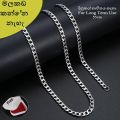 HQ Jewelry Stainless Steel Neckless For Boys and Girls Chain For Ladies and Gents Sudu Yakada Mala For Men and Women with box men. 