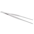 Hospital Home Stainless Steel Straight Tweezers Forceps Handy Tool 9.6" Long. 
