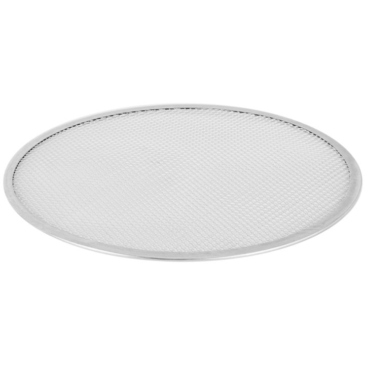 Round Pizza Oven Baking Tray Grate Nonstick Mesh Net(14 Inch)