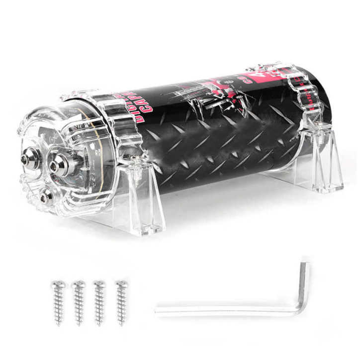 4 Farad Power Capacitor LED Voltage Display Cap Car Audio Amplifier