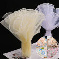 28cmx1M Flower Wrapping Paper Wave Yarn Florist Bouquet Packaging Lace Mesh Florist Bouquet Gift Packaging Supplies Jessica. 