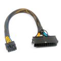 24 Pin to 10 Pin ATX PSU Main Power Adapter Braided Sleeved Cable for IBM for Lenovo PC and Servers 12-Inch(30cm). 