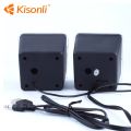 Kisonli V410 3w Multimedia Portable Mini Wired USB Speaker for Pc Computer Laptop. 