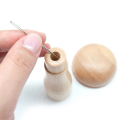 Darner Sewing Tool Kit with Mushroom Shape Wooden Wood Color for Socks Pants Sweaters DIY Sewing Crafts. 