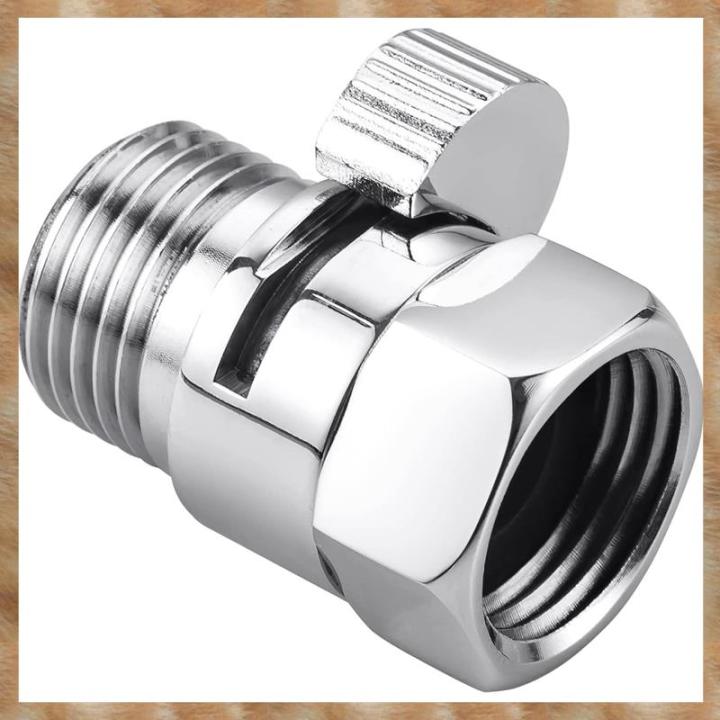 Shower Shut Off Valve Shower Flow Control Valve G1/2 Flow Pressure Regulator for Handheld Shower Bidet Sprayer