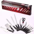 Miracle Blade IV World Class Professional Series 13 Piece Chef's Knife Collection and 8 IV World Class Steak Knives. 
