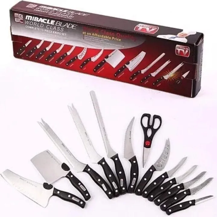 Miracle%20Blade%20IV%20World%20Class%20Professional%20Series%2013%20Piece%20Chef's%20Knife%20Collection%20and%208%20IV%20World%20Class%20Steak%20Knives%20-%20Image%204