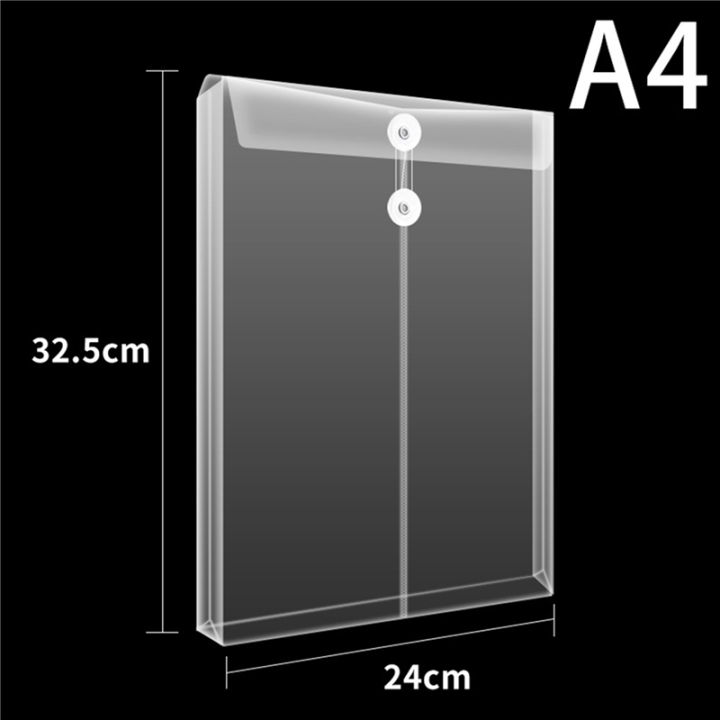 24%20Pack%20Clear%20Plastic%20Envelopes%20Poly%20Envelopes%20Expandable%20Files%20Document%20Folders%20with%20Button%20&%20String%20Tie%20Closure%20A4%20-%20Image%202