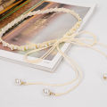 Elegant Pearl Waist Chain for Women Thin Rope Belt Adjustable Waistband Ladies Casual Dress Skirt Clothes Decorative Accessories. 