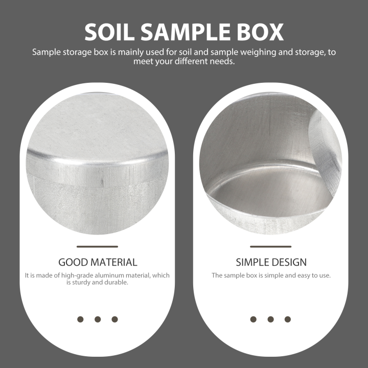 9 Pcs Soil Sampling Box Pan Pans Pie Boxes Tiny Containers with Lids ...