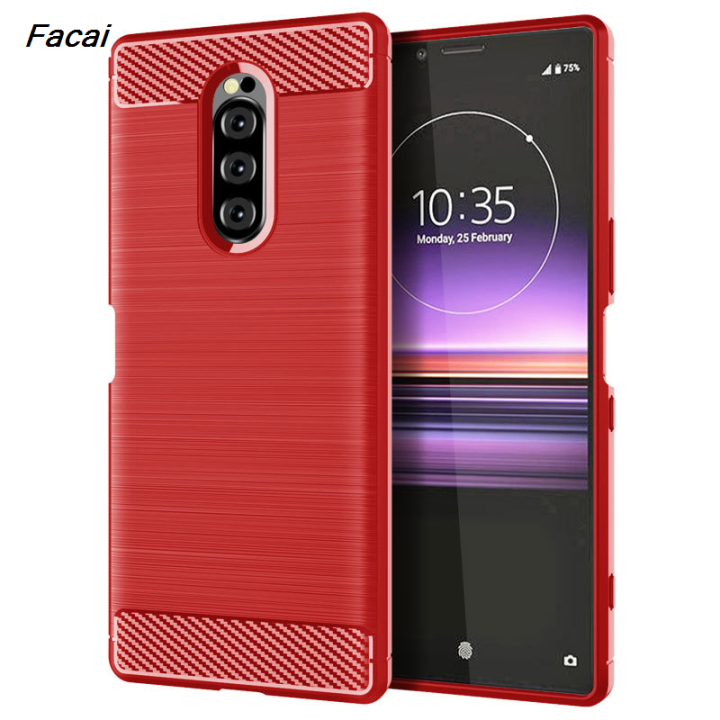 Facai%201%20Full%20set%20of%20hand%20protection%20soft%20silicone%20case%20for%20ia%201%20Howe%20Fashion%20for%20Sony%20Xper%20Hua%20carbon%20fiber%20skin%20on%20Sony%20Xperia%20case%20-%20Image%203