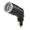 Dual USB Port Weatherproof Power Socket Charger 3.3 Amps For BMW Motorcycle DIN (Hella). 